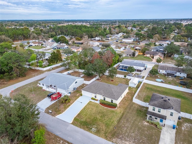 birds eye view of property featuring a residential view