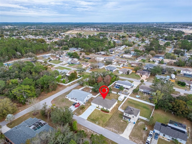 drone / aerial view featuring a residential view