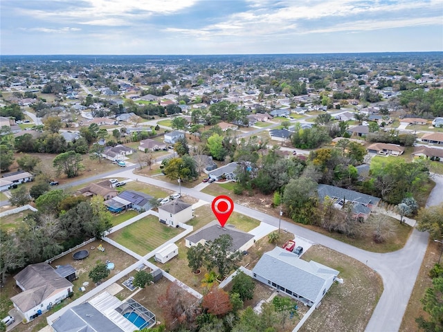 drone / aerial view featuring a residential view