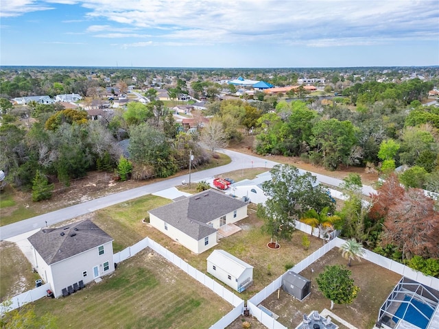 birds eye view of property featuring a residential view