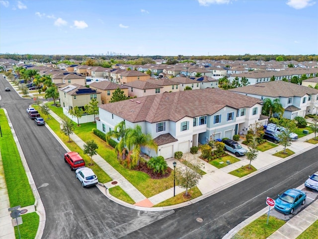 drone / aerial view featuring a residential view