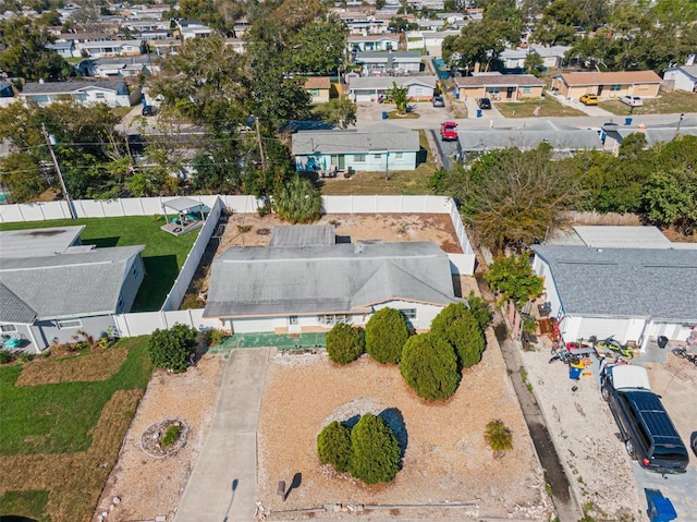 drone / aerial view featuring a residential view