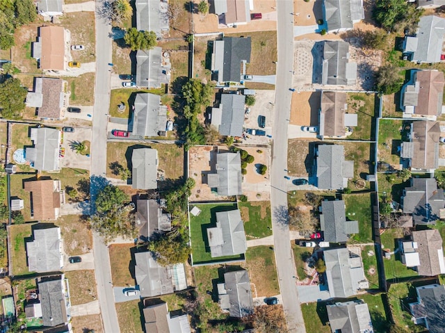 aerial view featuring a residential view