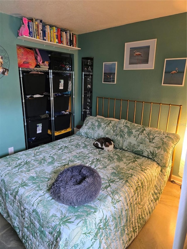 bedroom with a closet