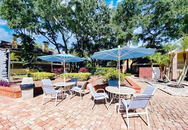 view of patio / terrace with outdoor dining space