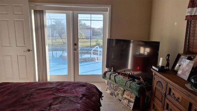 2466 Lake View Blvd, Port Charlotte, FL 33948 - carpeted bedroom featuring access to outside
