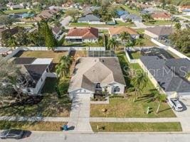 drone / aerial view featuring a residential view