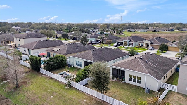 drone / aerial view featuring a residential view