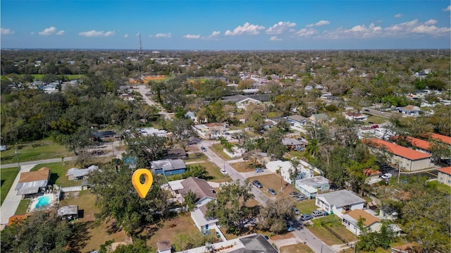 birds eye view of property featuring a residential view