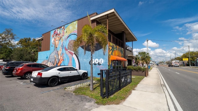 exterior space featuring sidewalks