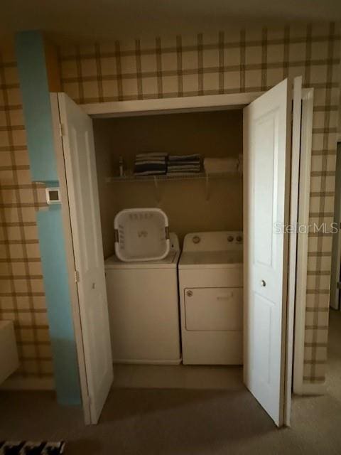 laundry room featuring laundry area and independent washer and dryer