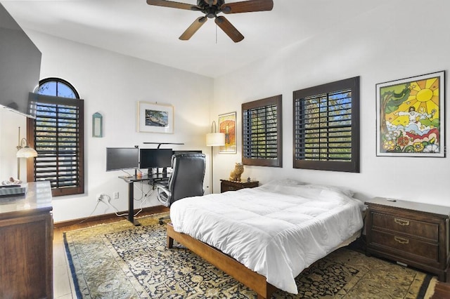 bedroom featuring baseboards