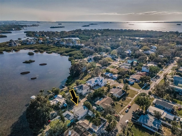 7 Georgia Ave, Crystal Beach, FL 34681 - aerial view with a water view