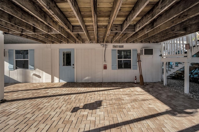 7 Georgia Ave, Crystal Beach, FL 34681 - deck with stairway and a patio area