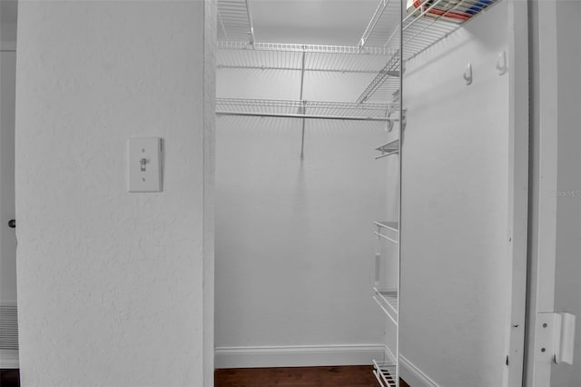 7 Georgia Ave, Crystal Beach, FL 34681 - spacious closet with dark wood finished floors