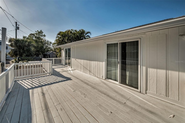 7 Georgia Ave, Crystal Beach, FL 34681 - view of wooden deck