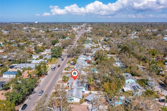 bird's eye view featuring a residential view