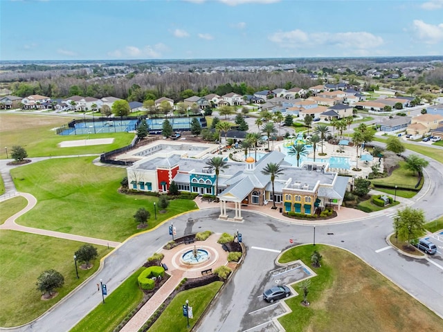 birds eye view of property featuring a residential view