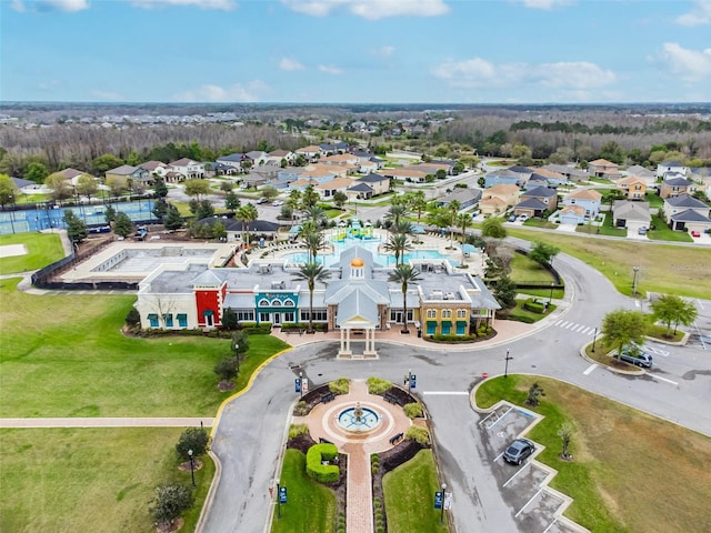 birds eye view of property featuring a residential view