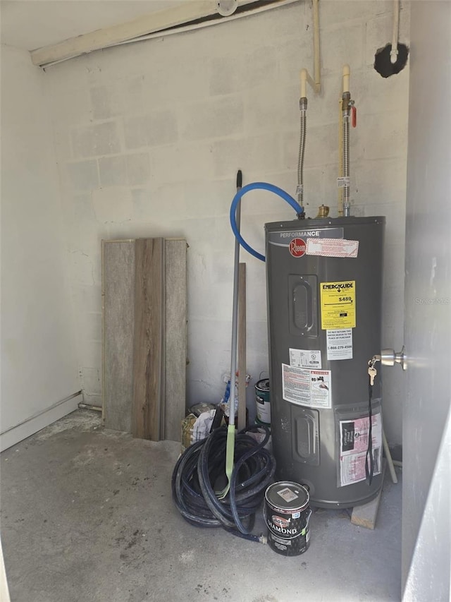 utilities with water heater