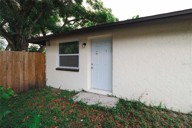 8319 N 14th St, Tampa, FL 33604 - entrance to property with stucco siding