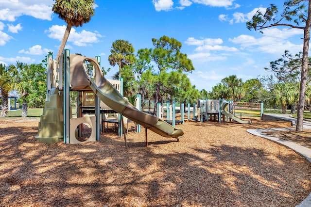 view of communal playground