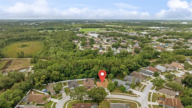 drone / aerial view featuring a residential view