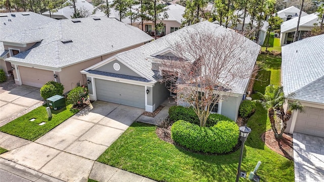 5351 Lookout Pass, Wesley Chapel, FL 33544 - aerial view with a residential view