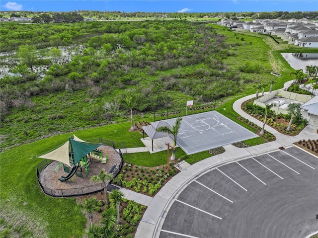 birds eye view of property featuring a residential view