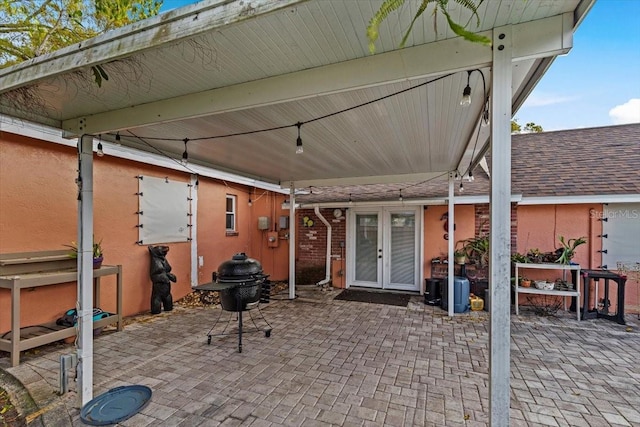 view of patio / terrace with french doors