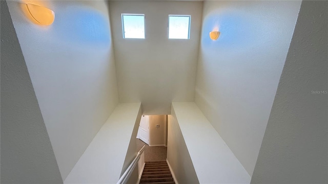 view of stairway