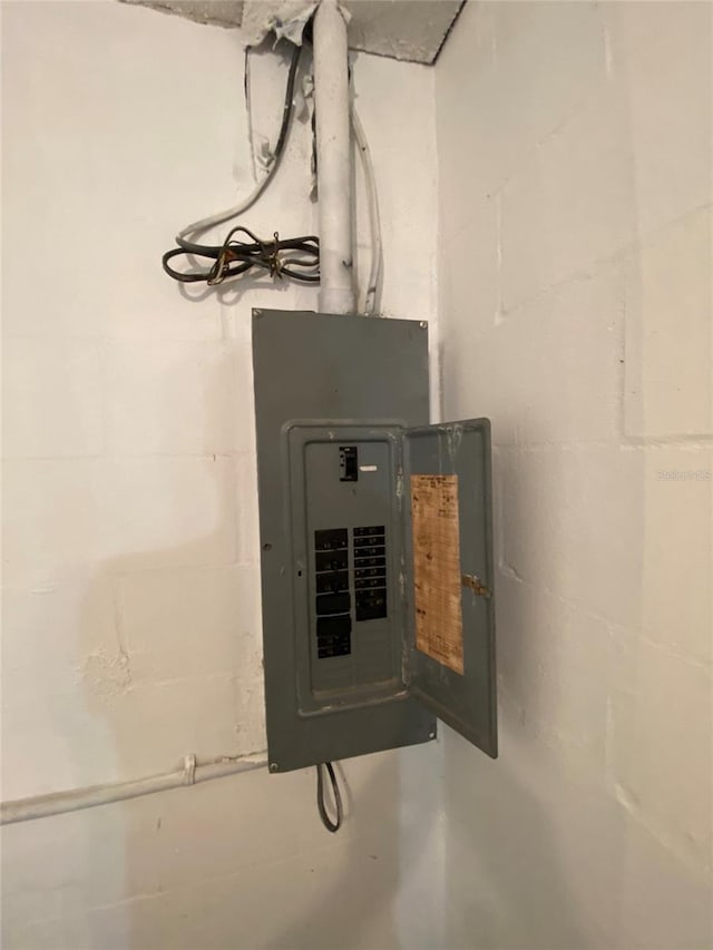 utilities with electric panel