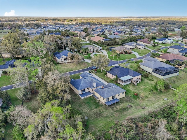 drone / aerial view featuring a residential view