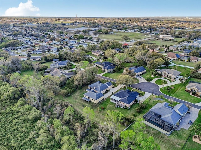 aerial view featuring a residential view