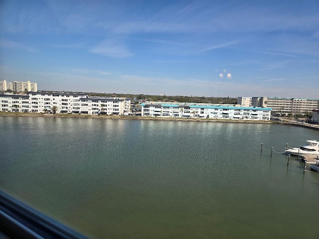 water view featuring a view of city