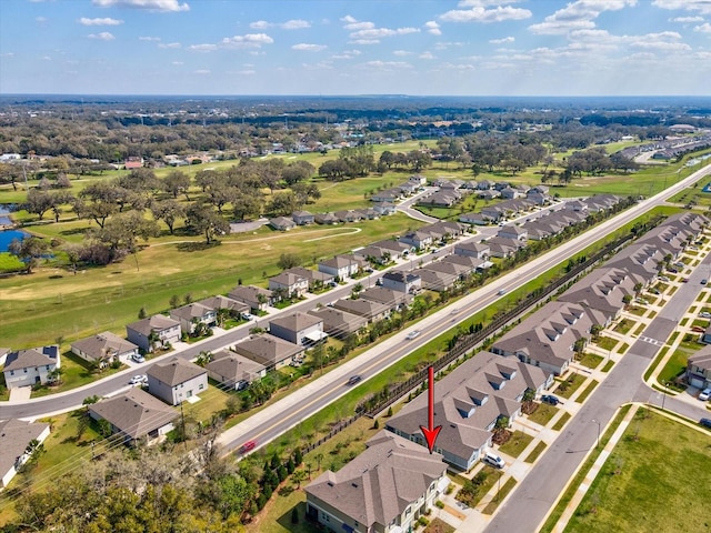 drone / aerial view featuring a residential view