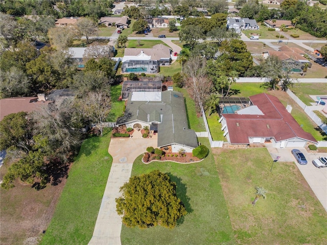 birds eye view of property featuring a residential view