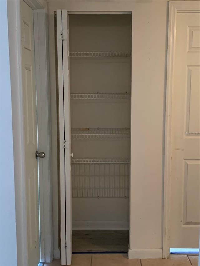 view of closet