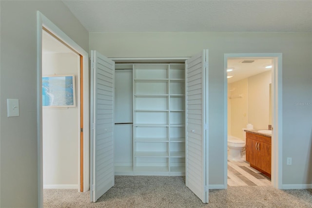 closet with visible vents