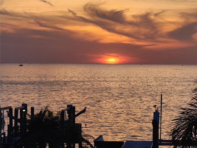 5241 W Shore Dr, New Port Richey, FL 34652 - water view featuring a dock