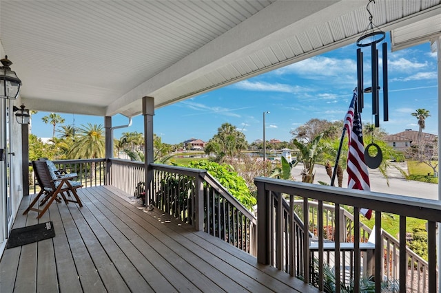 5241 W Shore Dr, New Port Richey, FL 34652 - view of wooden deck