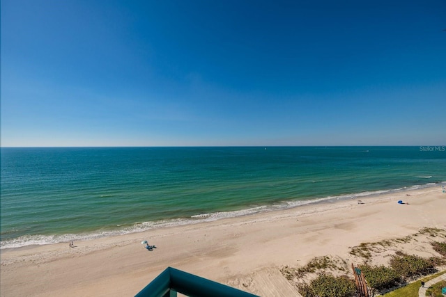 water view with a beach view