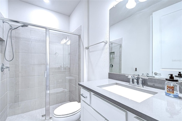 17805 Everlong Dr, Land O Lakes, FL 34638 - full bathroom with vanity and a shower stall