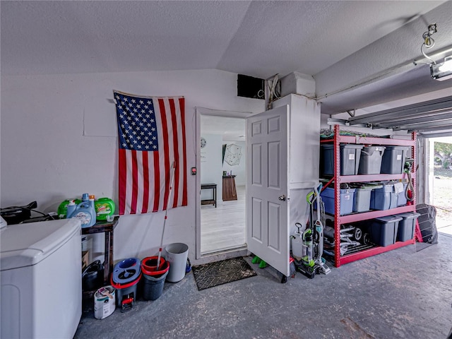 interior space featuring washer / clothes dryer