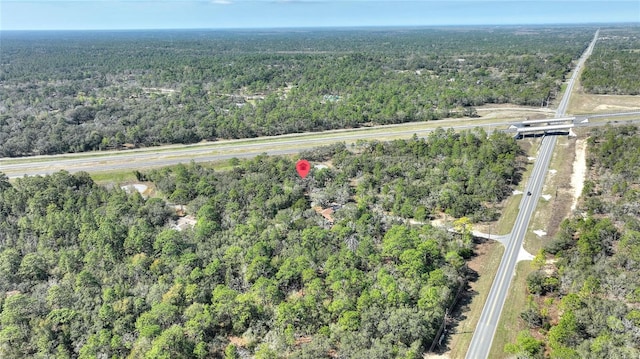 aerial view with a view of trees