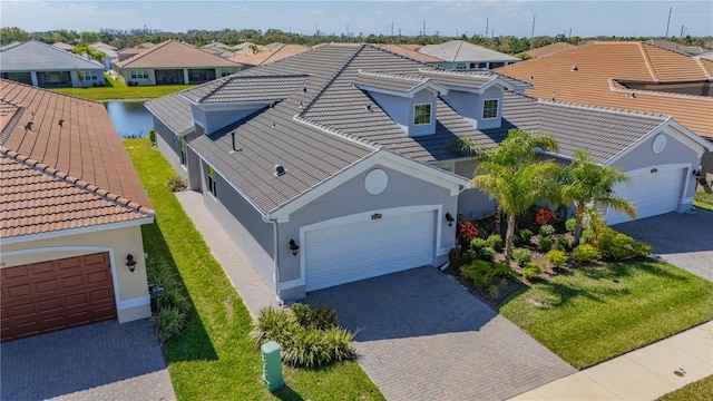 drone / aerial view featuring a residential view