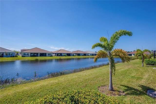 water view featuring a residential view