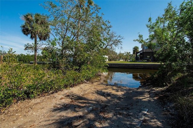 view of water feature