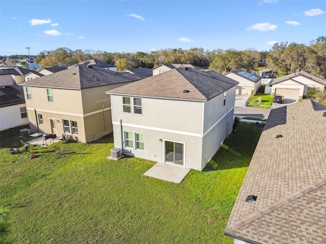 birds eye view of property featuring a residential view