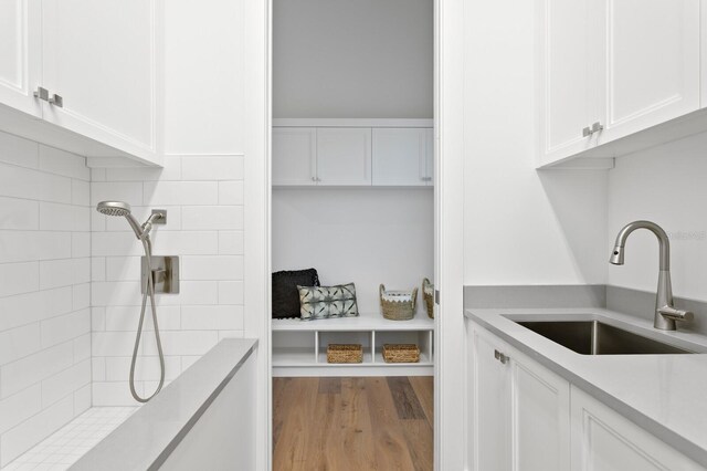storage area featuring a sink